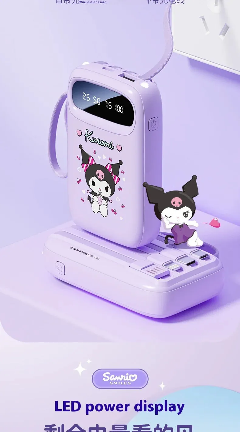 10000mAh Sanrio Power Bank – Fast Charging & Ultra-Thin