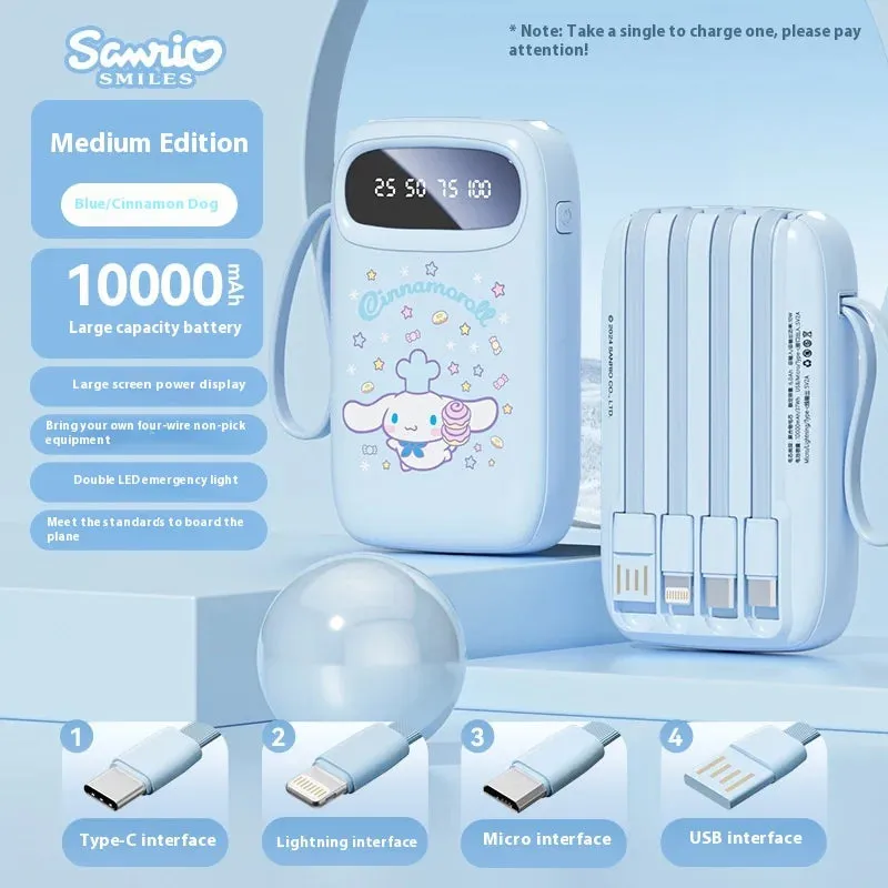 10000mAh Sanrio Power Bank – Fast Charging & Ultra-Thin