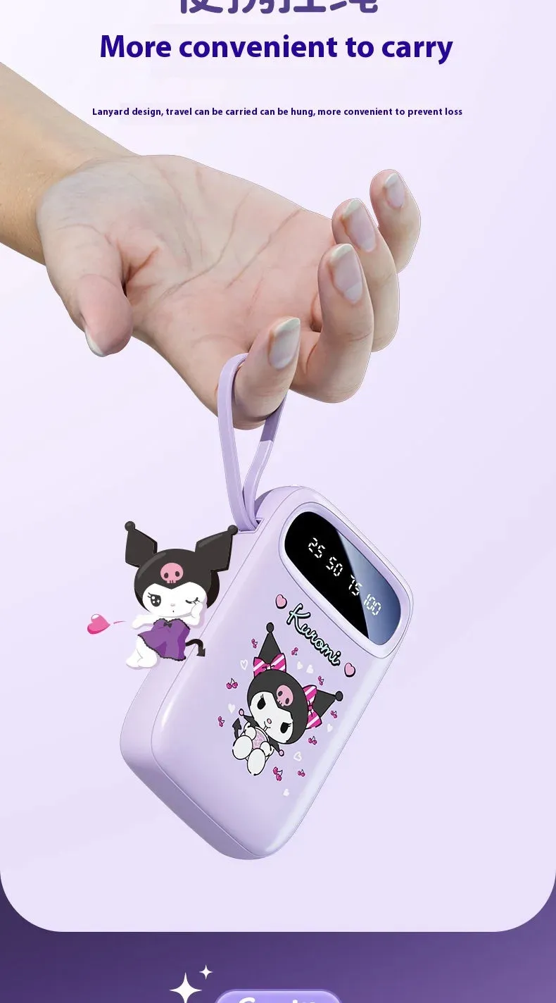 10000mAh Sanrio Power Bank – Fast Charging & Ultra-Thin