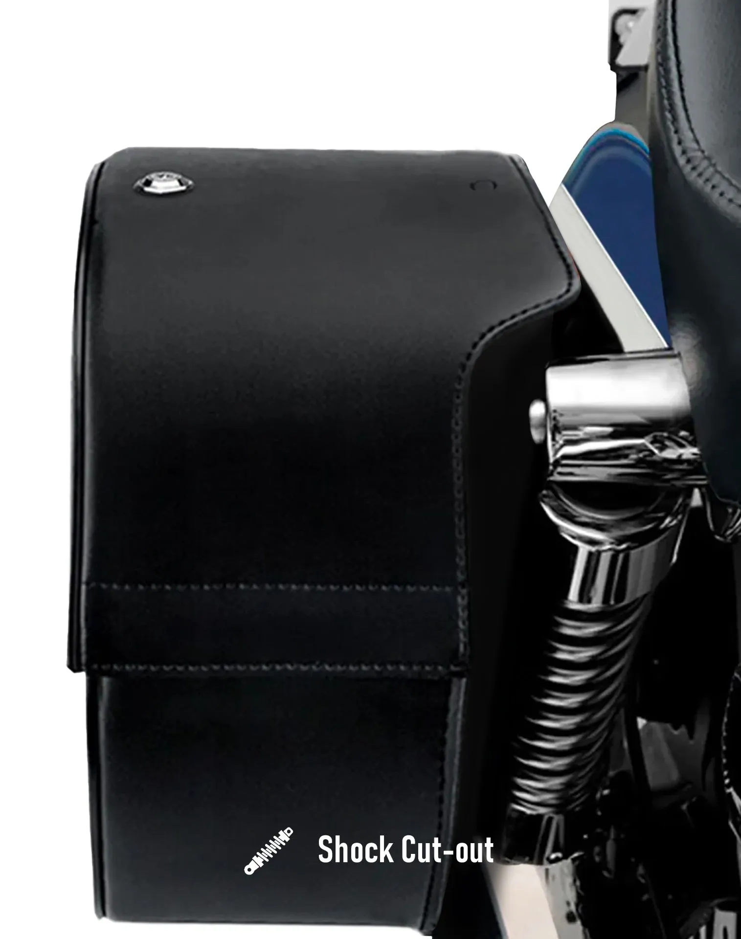 26L - Baelor Large Shock-Cutout Honda Rebel 500 Motorcycle Saddlebags