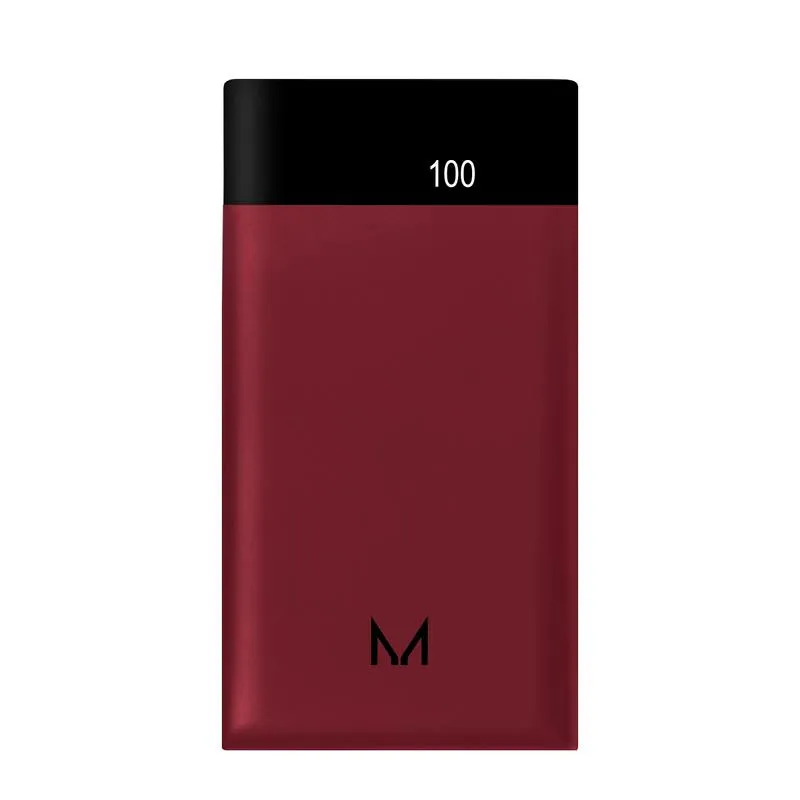 5000mAh x2 USBA, x1 Micro Power Bank - Merlot