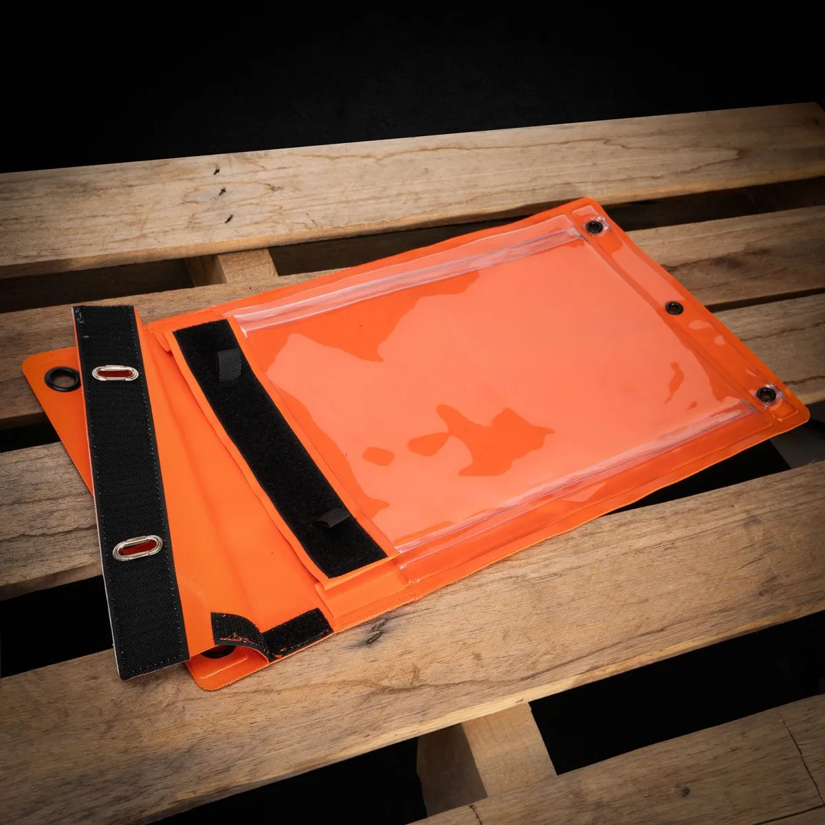 A4 DOCUMENT POUCH - ORANGE