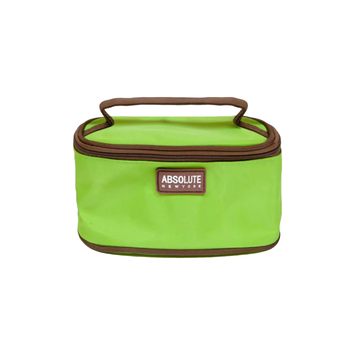 Absolute New York Green Microfiber Makeup Bag