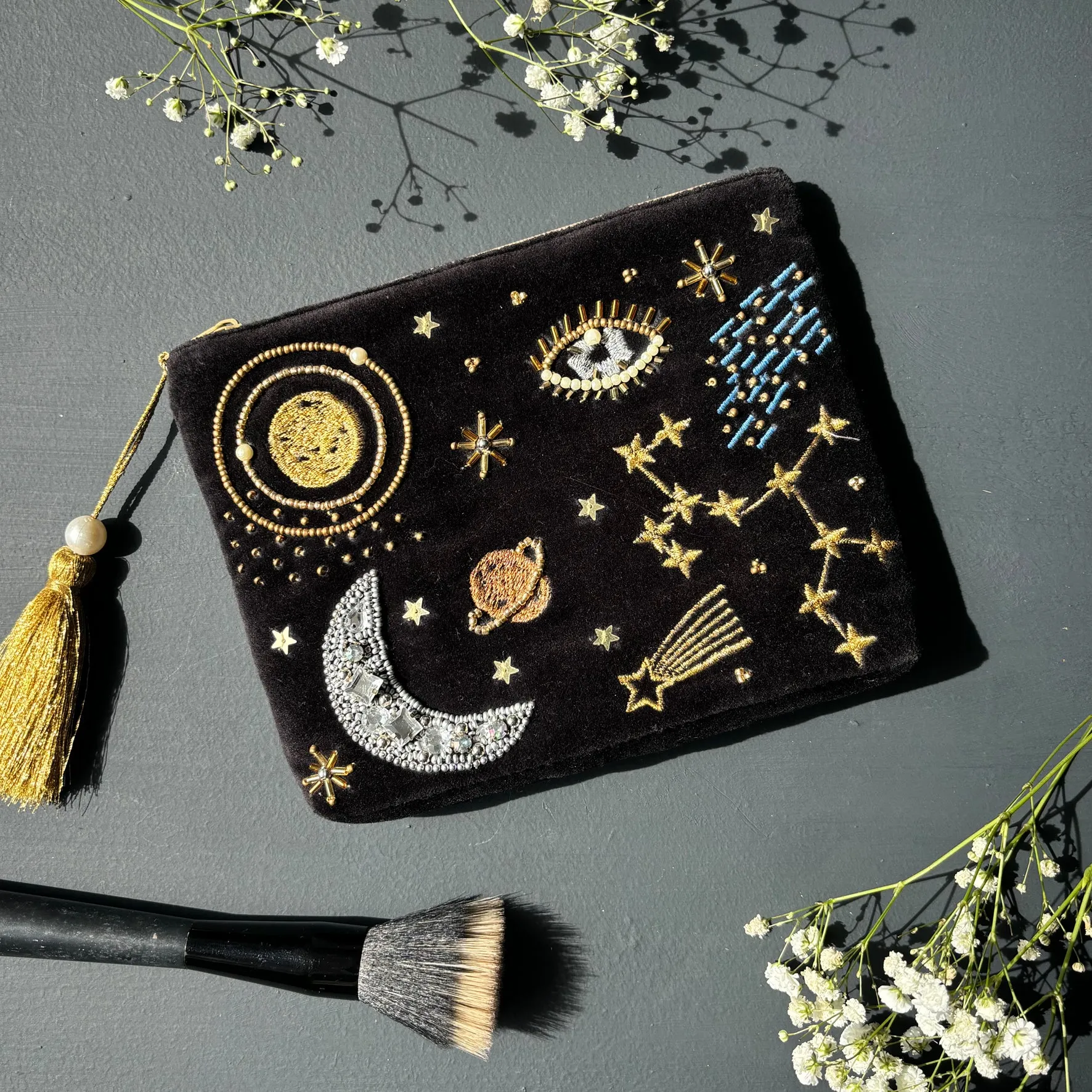 After Dark Black Makeup Bag