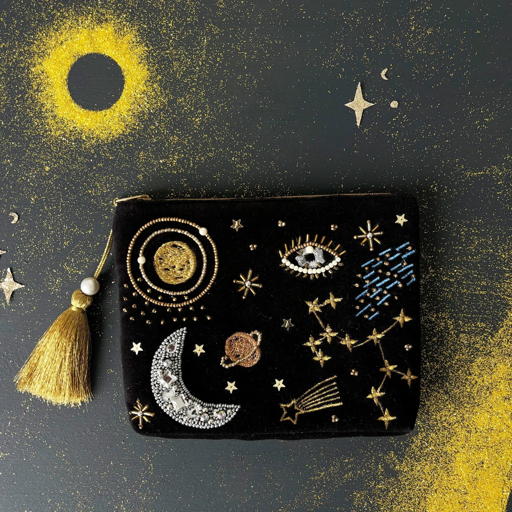 After Dark Black Makeup Bag