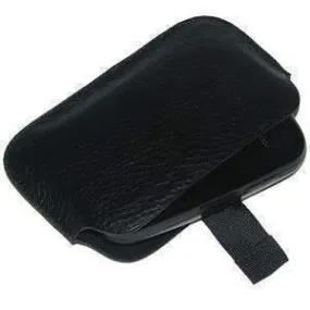 Amzer Horizontal Slip On Leather Pouch with Ribbon Pull Out