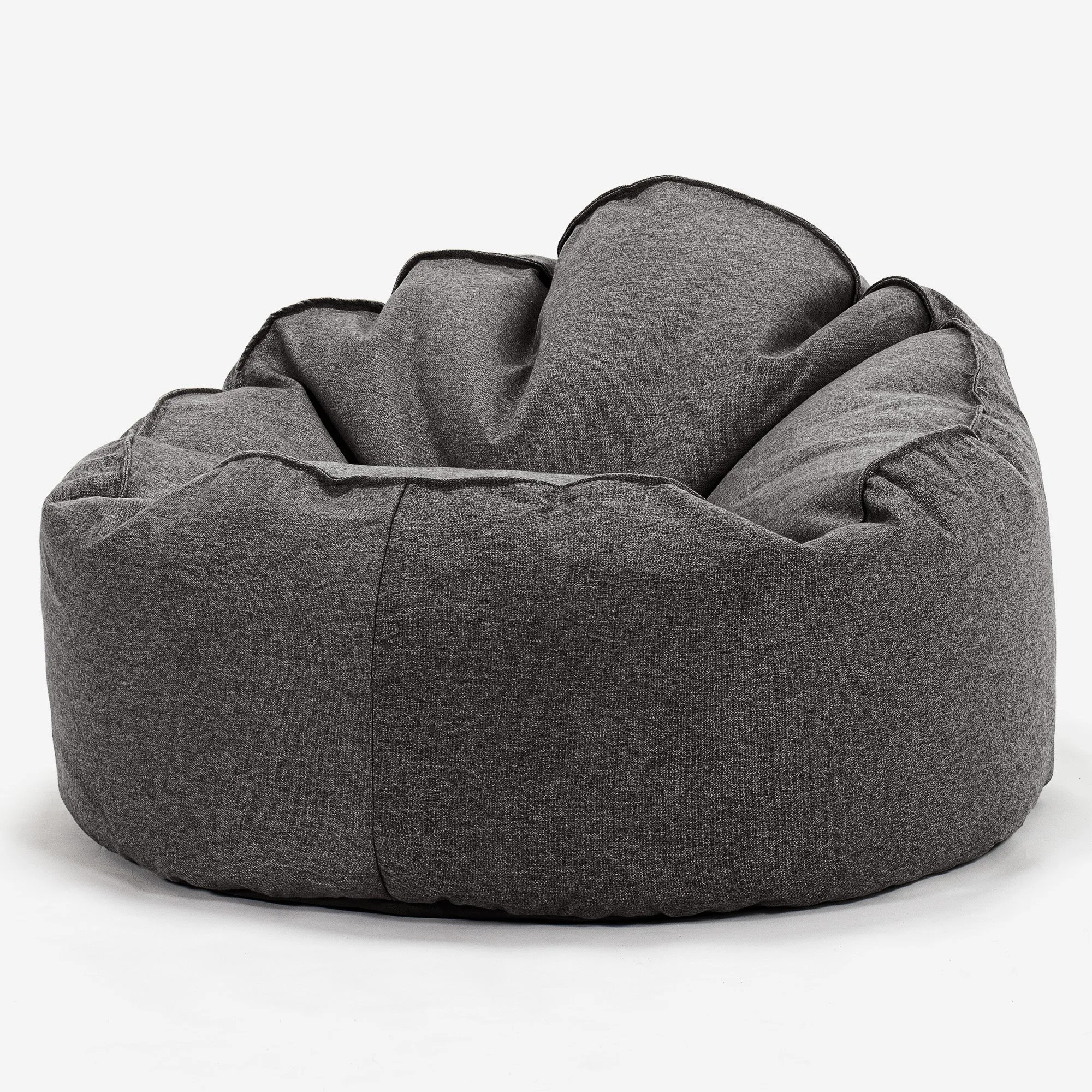 Archi Bean Bag Chair - Interalli Wool Grey