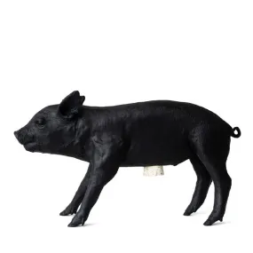 Areaware Reality Bank in the Form of a Pig - Matte Black