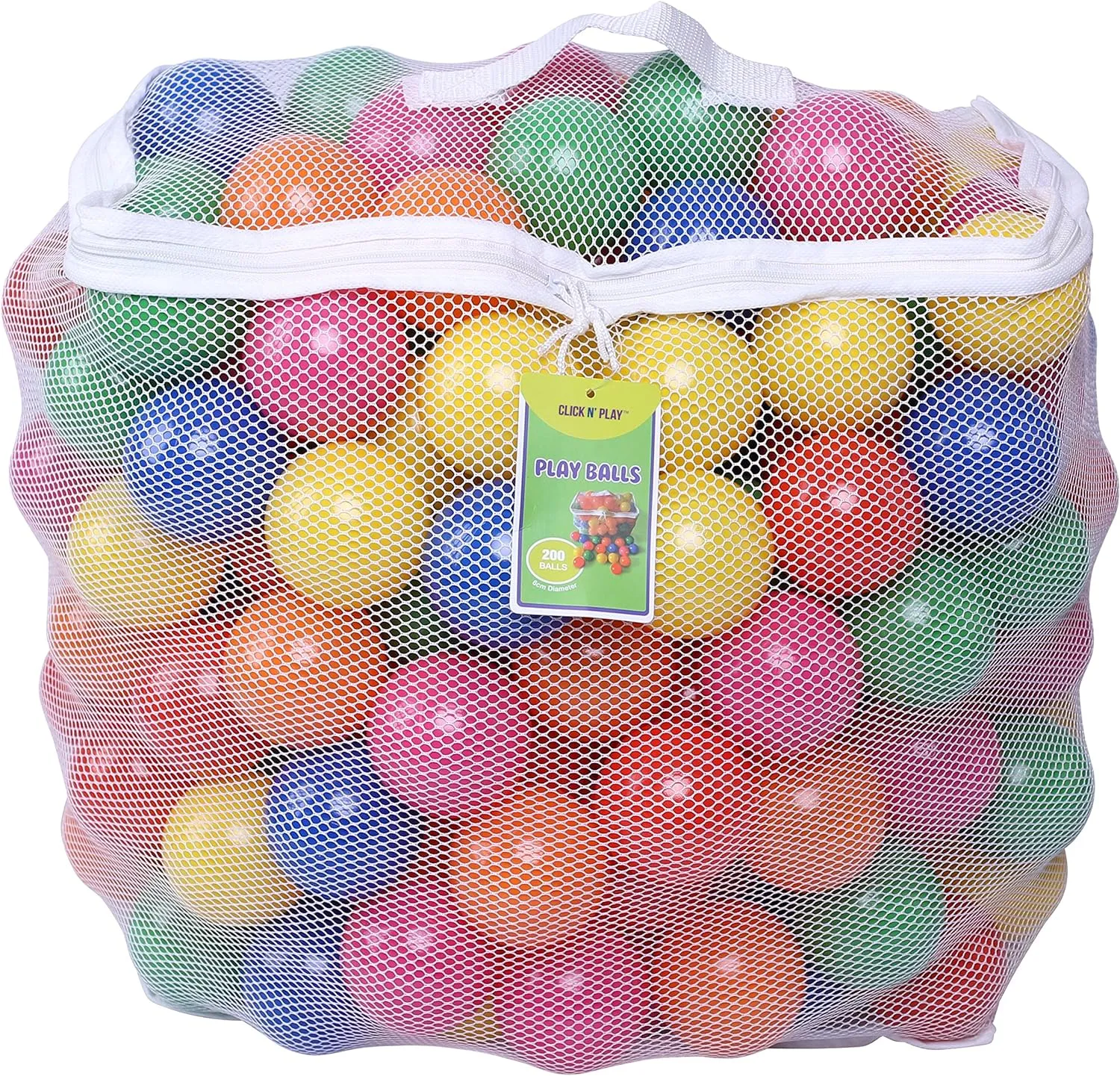 Ball Pit Balls For Kids, 200 Pack - Plastic Refill Balls, Phthalate & Bpa