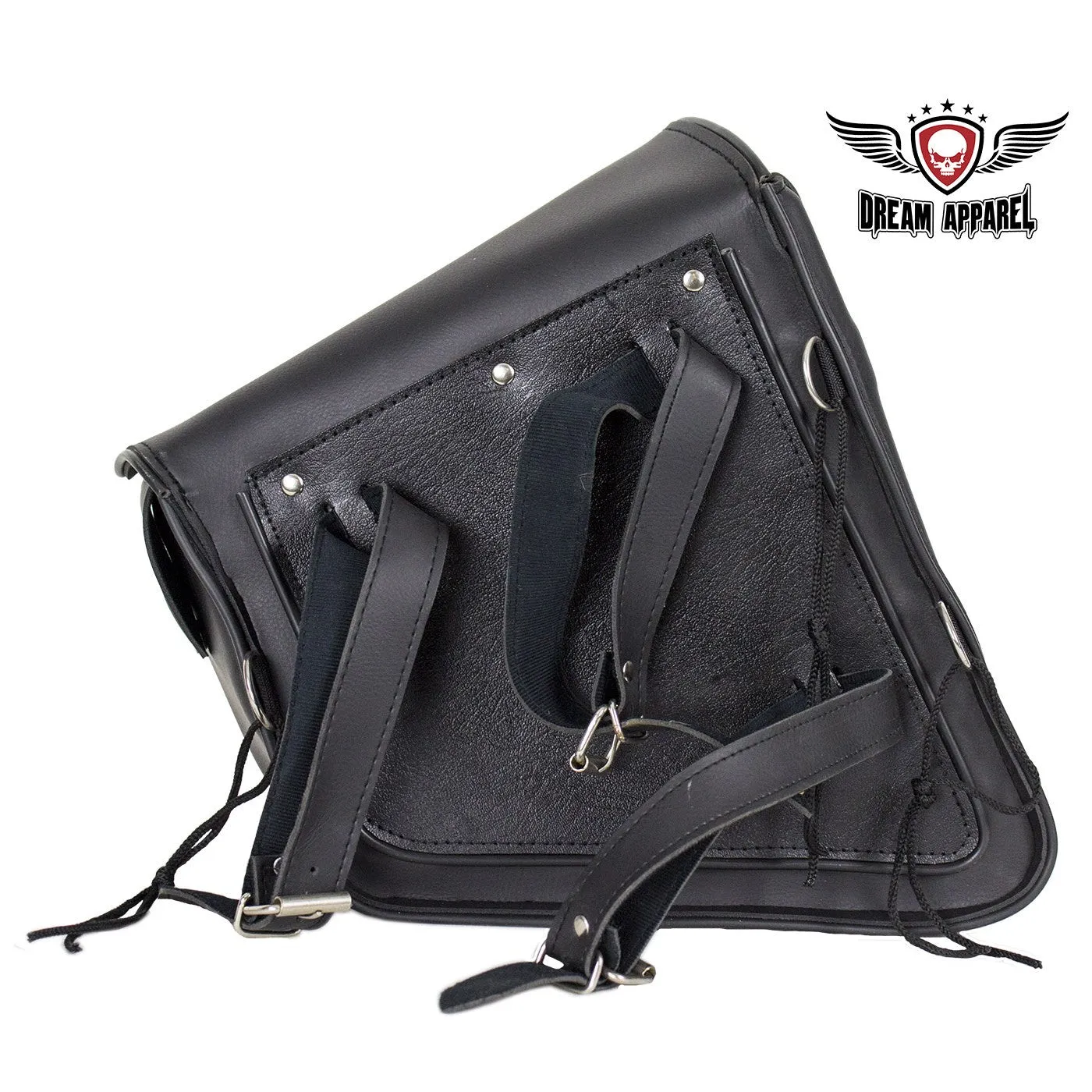 Black PVC Solo Swing Arm Bag - Left Side