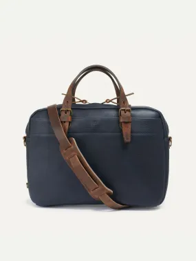 Bleu De Chauffe, Folder Business Bag, Navy Blue