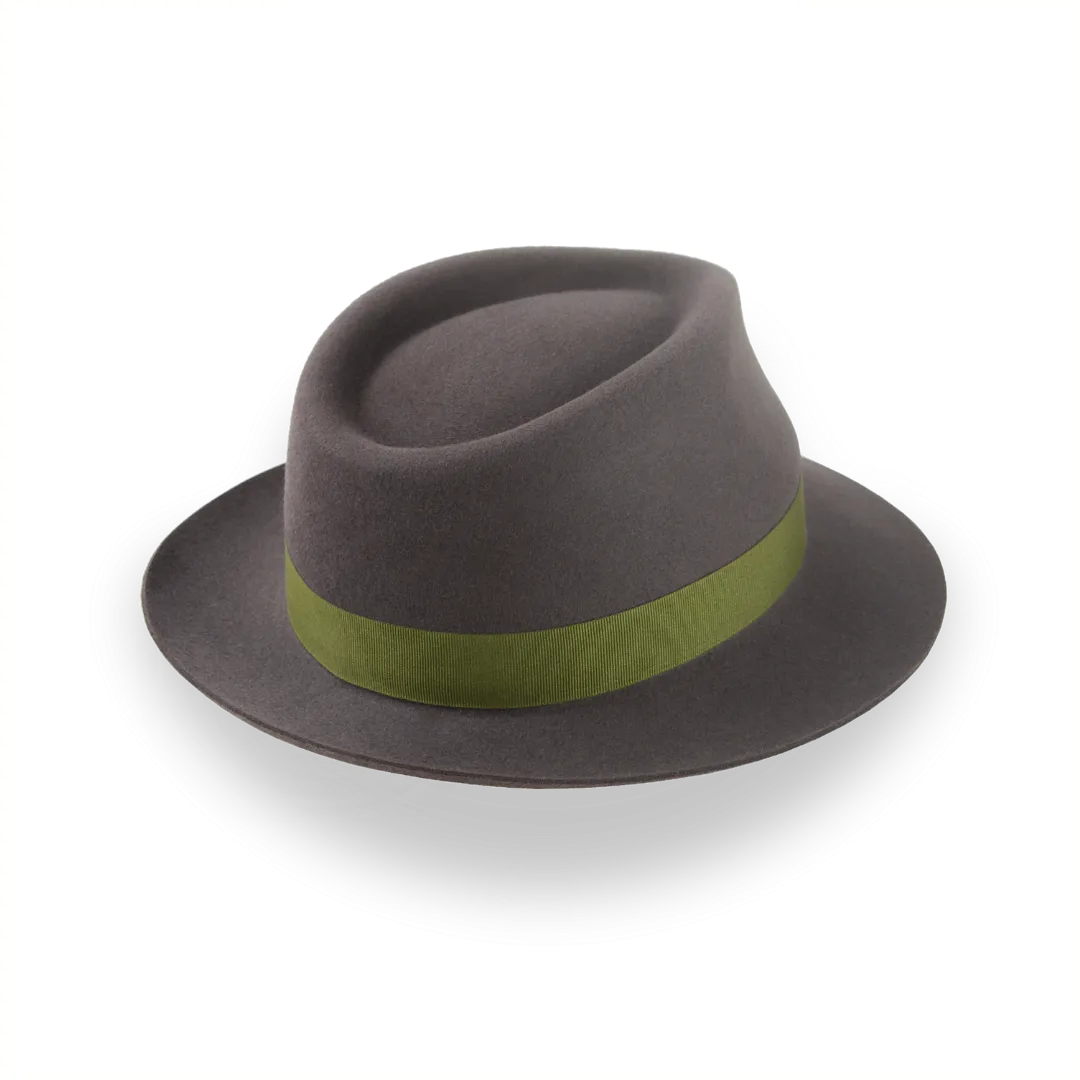 Caribou Grey Casual Fedora for Men | The Cooper