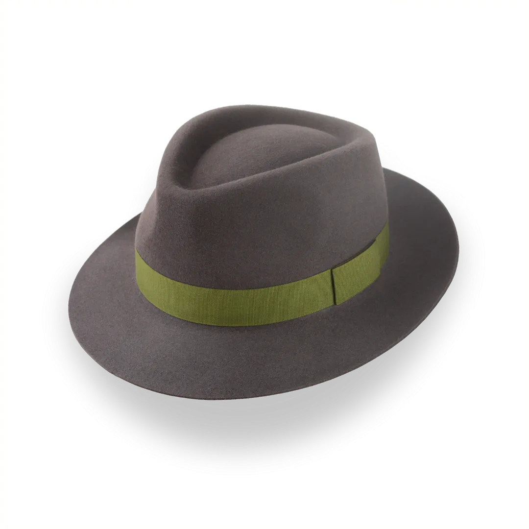 Caribou Grey Casual Fedora for Men | The Cooper