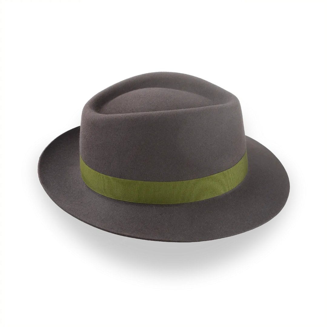 Caribou Grey Casual Fedora for Men | The Cooper