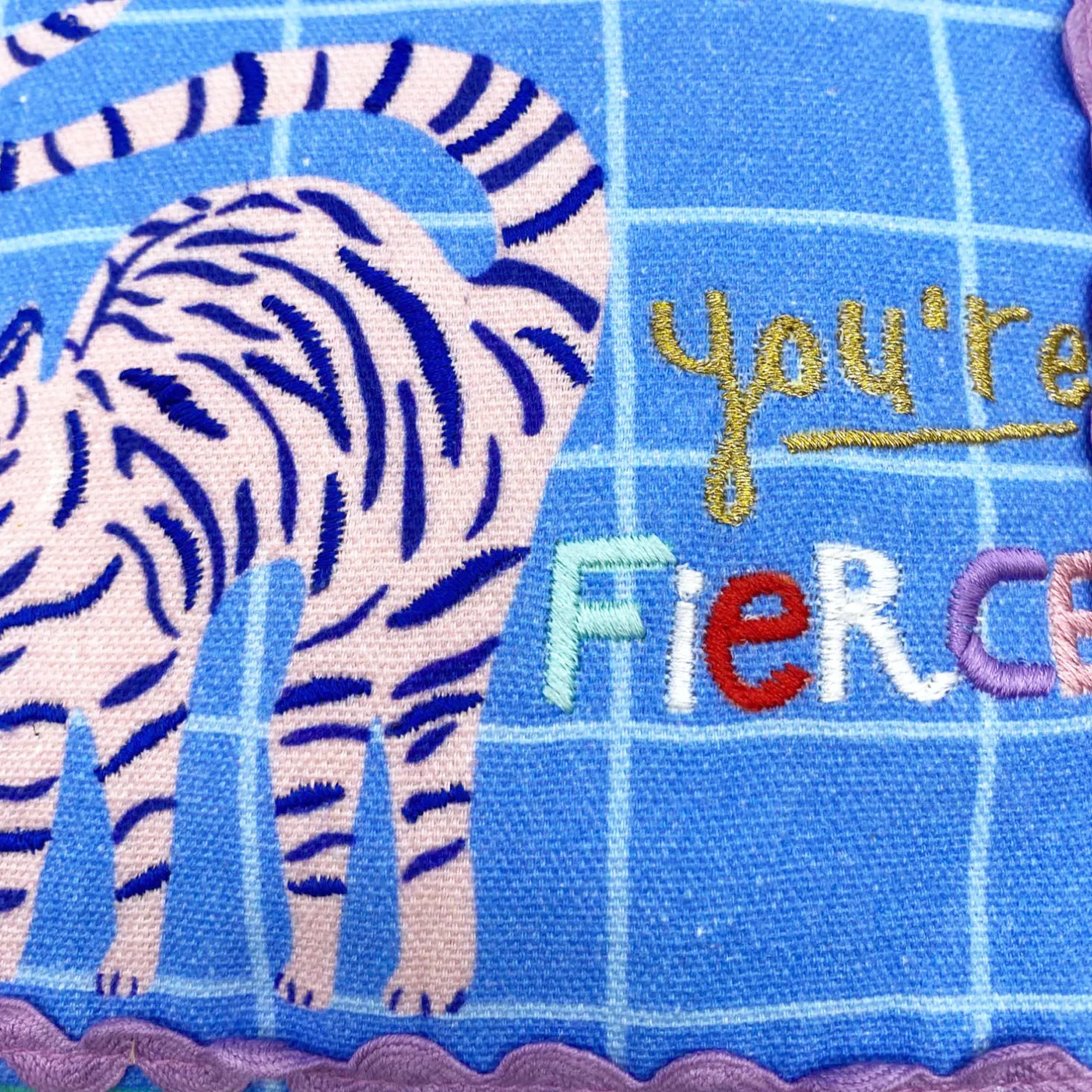 Catnip 'You're Fierce' Makeup Bag