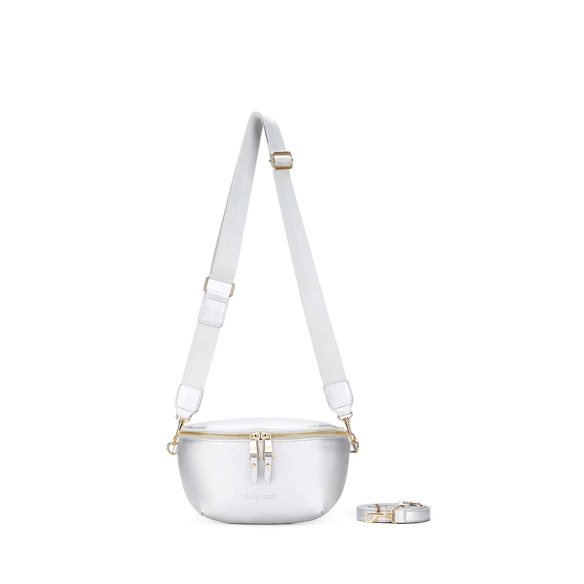 Chelsea Silver Crossbody 'Sling' Bag