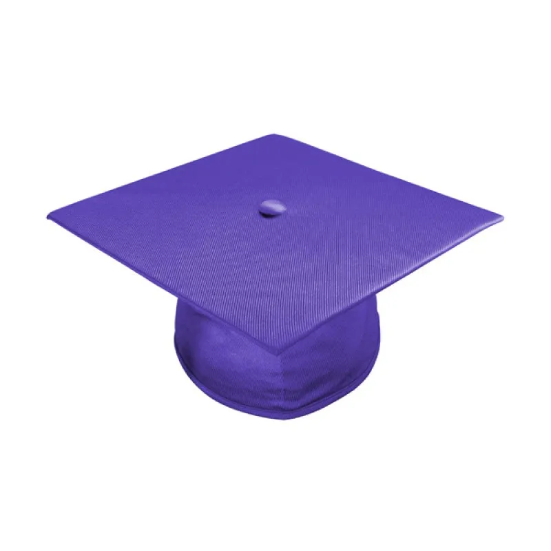 Child Shiny Purple Graduation Cap & Gown - Preschool & Kindergarten