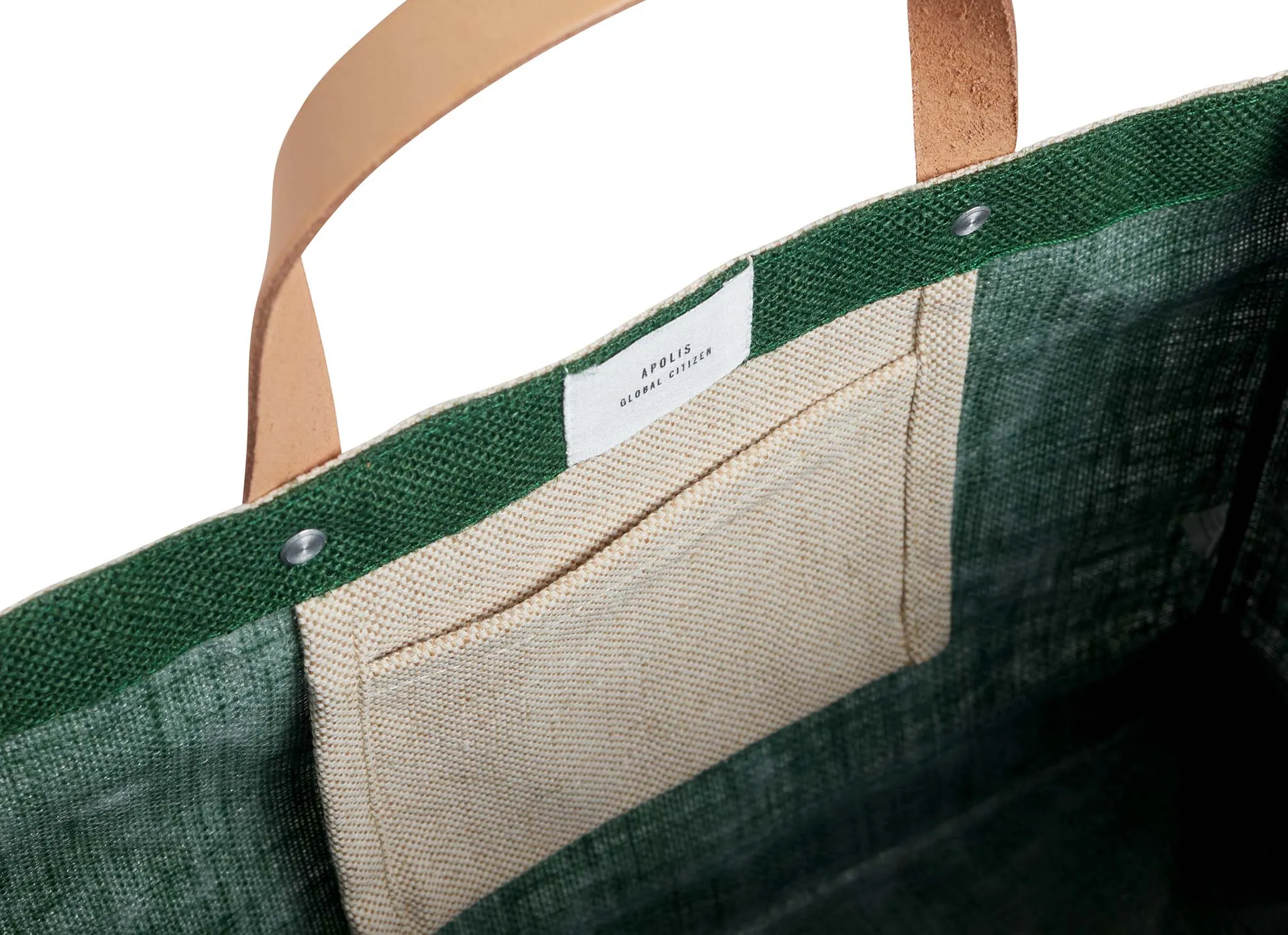 Customized Petite Market Bag in Field Green - Wholesale