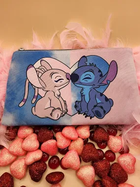 Disney Stitch and Angel Valentine's makeup bag