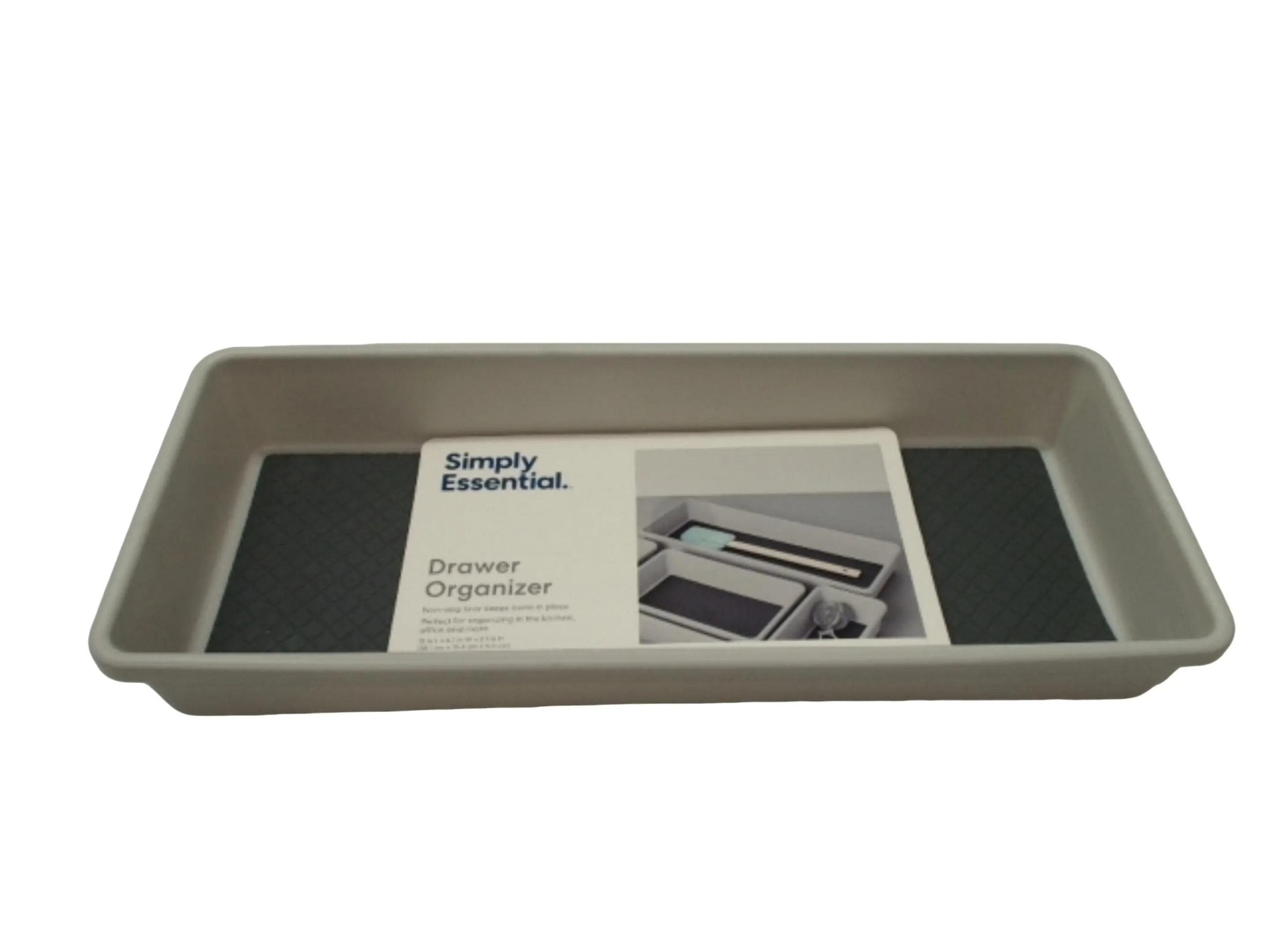 Drawer Organizer 15" x 6.1" x 2.1" Non Skid Liner Simply Essential