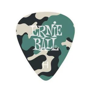 Ernie Ball Heavy Camouflage Cellulose Picks 12 Piece Bag