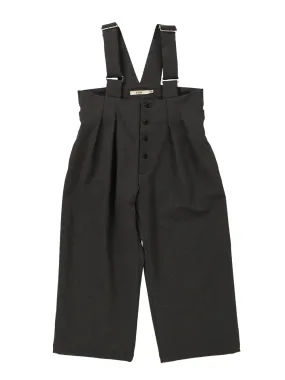 Grey Suspender Pants