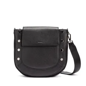 Hammitt Kayce Saddle Bag - BLACK GUNMETAL