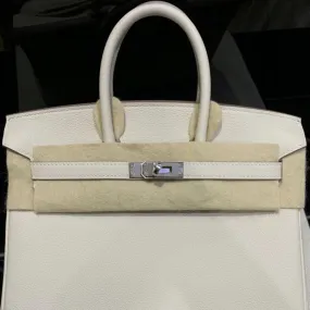 Hermès Birkin 25 Craie Togo Palladium Hardware PHW