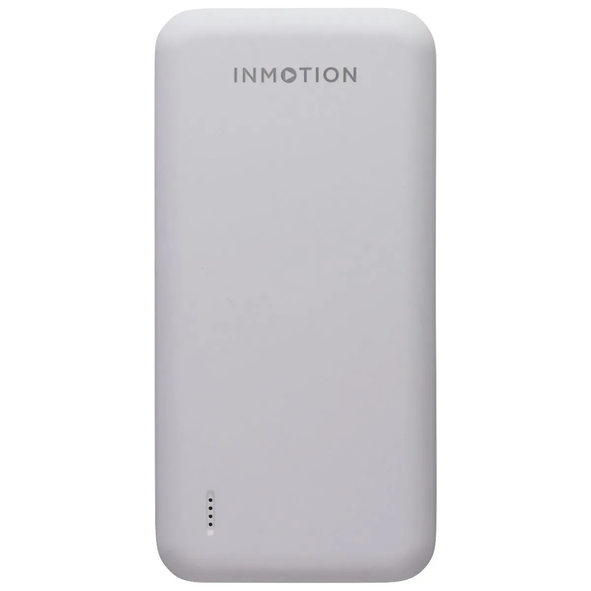 InMotion 10,000 mAh Power Bank with 2 USB-A Ports and LED Indicator - White