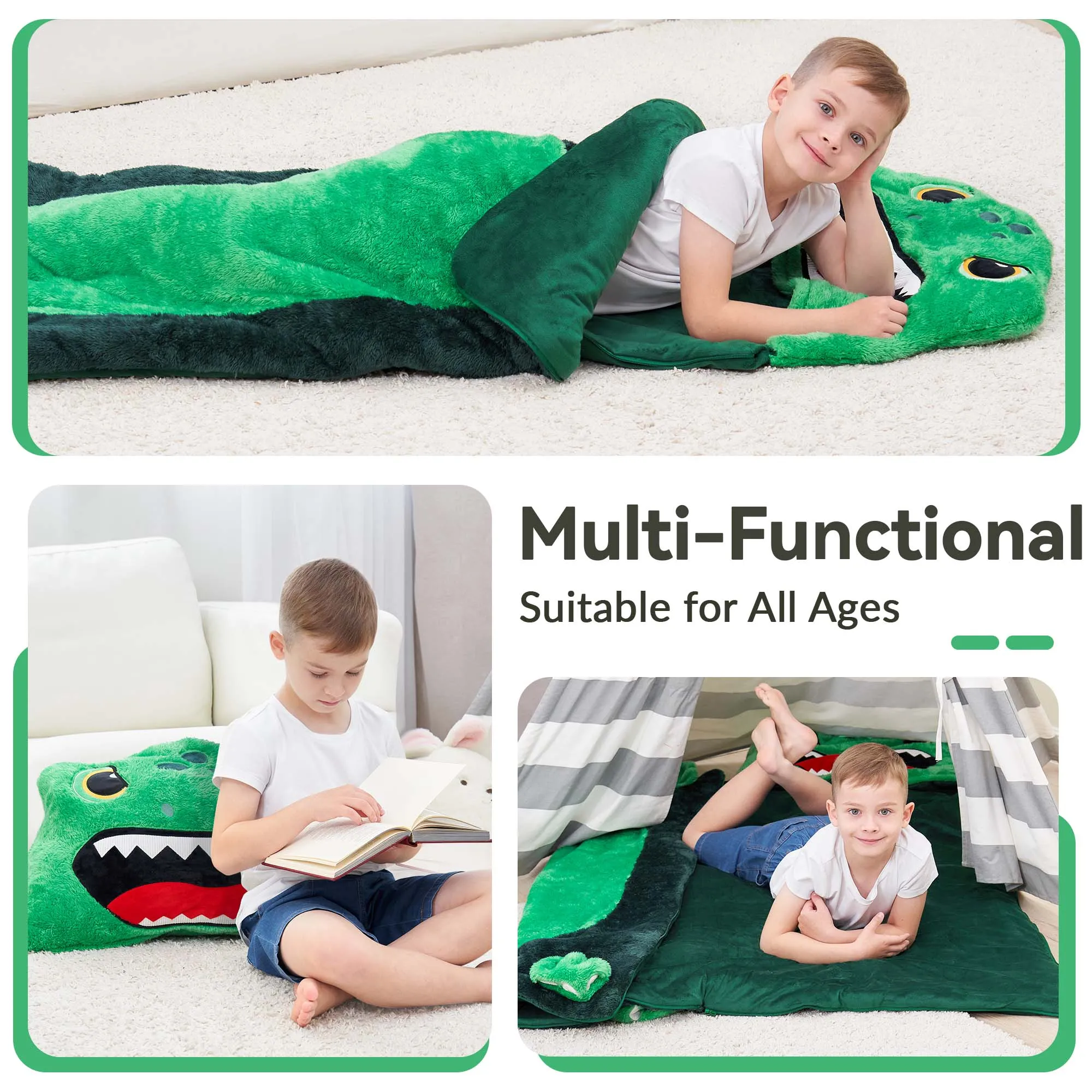 iPlay, iLearn Kids Dinosaur Sleeping Bag