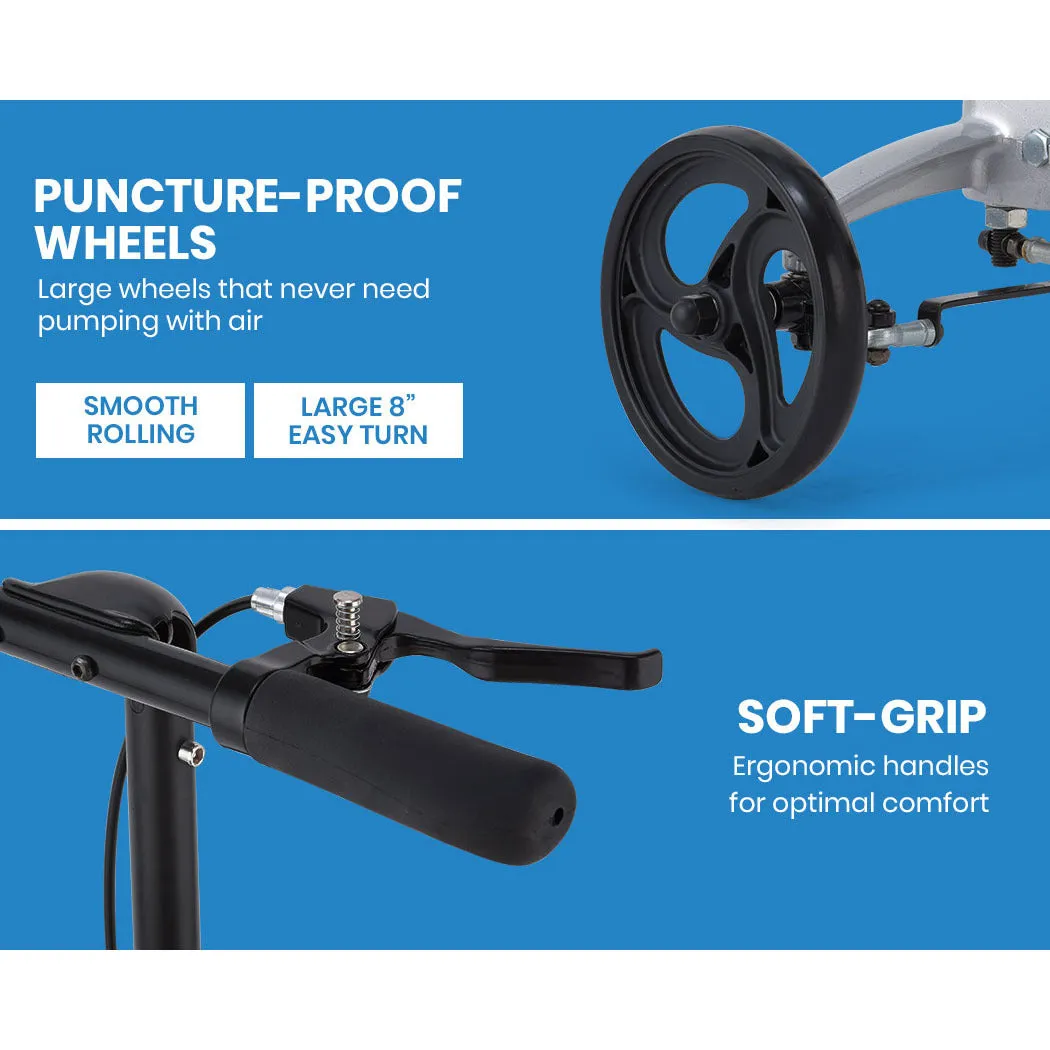 Lightweight Knee Scooter Walker with Suspension, Disc Brake - Equipmed