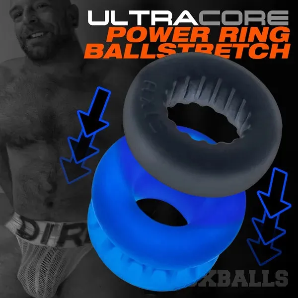 Oxballs Ultracore Core Ballstretcher with Axis Ring - Blue Ice