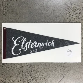 Pennant Elsternwick in Dark Grey and Burgundy