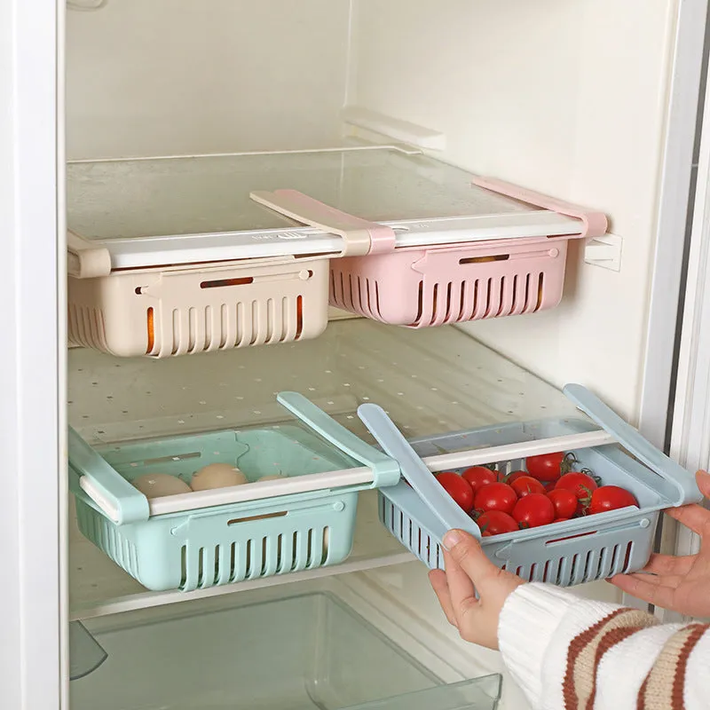 Refrigerator Drawer Storage Basket - Different Colors