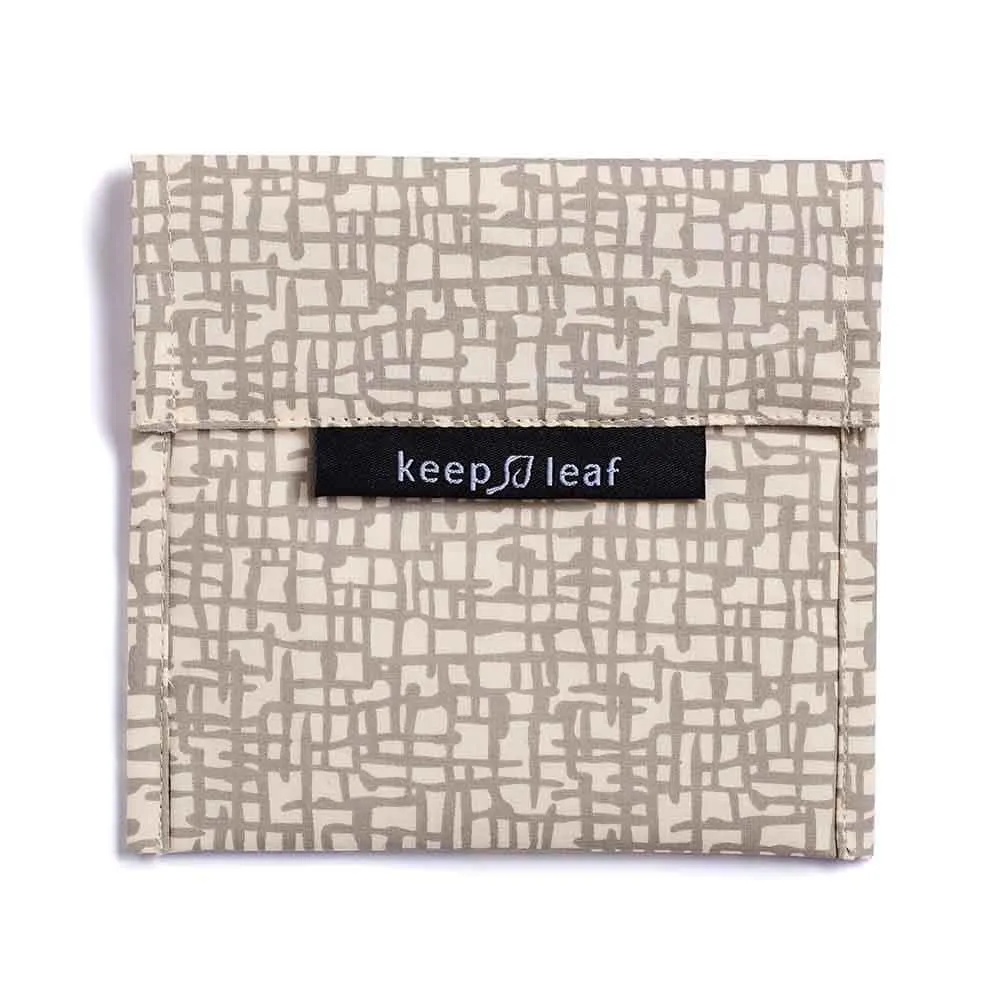 Reusable Cotton Food Baggie - Keep Leaf