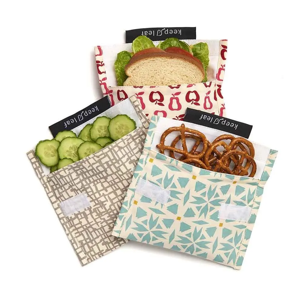 Reusable Cotton Food Baggie - Keep Leaf