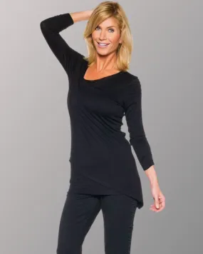 Rhonda Shear Asymmetrical Mesh Smoothing Top - FINAL SALE