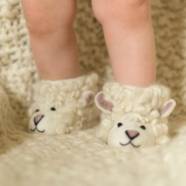 Sew Heart Felt Shirley Sheep Slippers