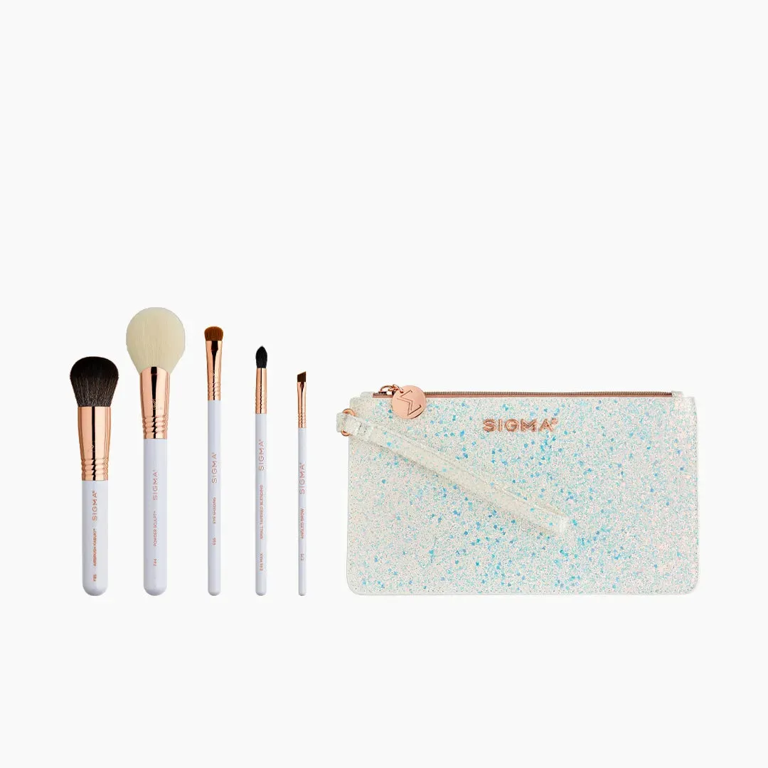 Sigma Beauty Winter Romance Wonderland Holiday Collection Glam Brush Set