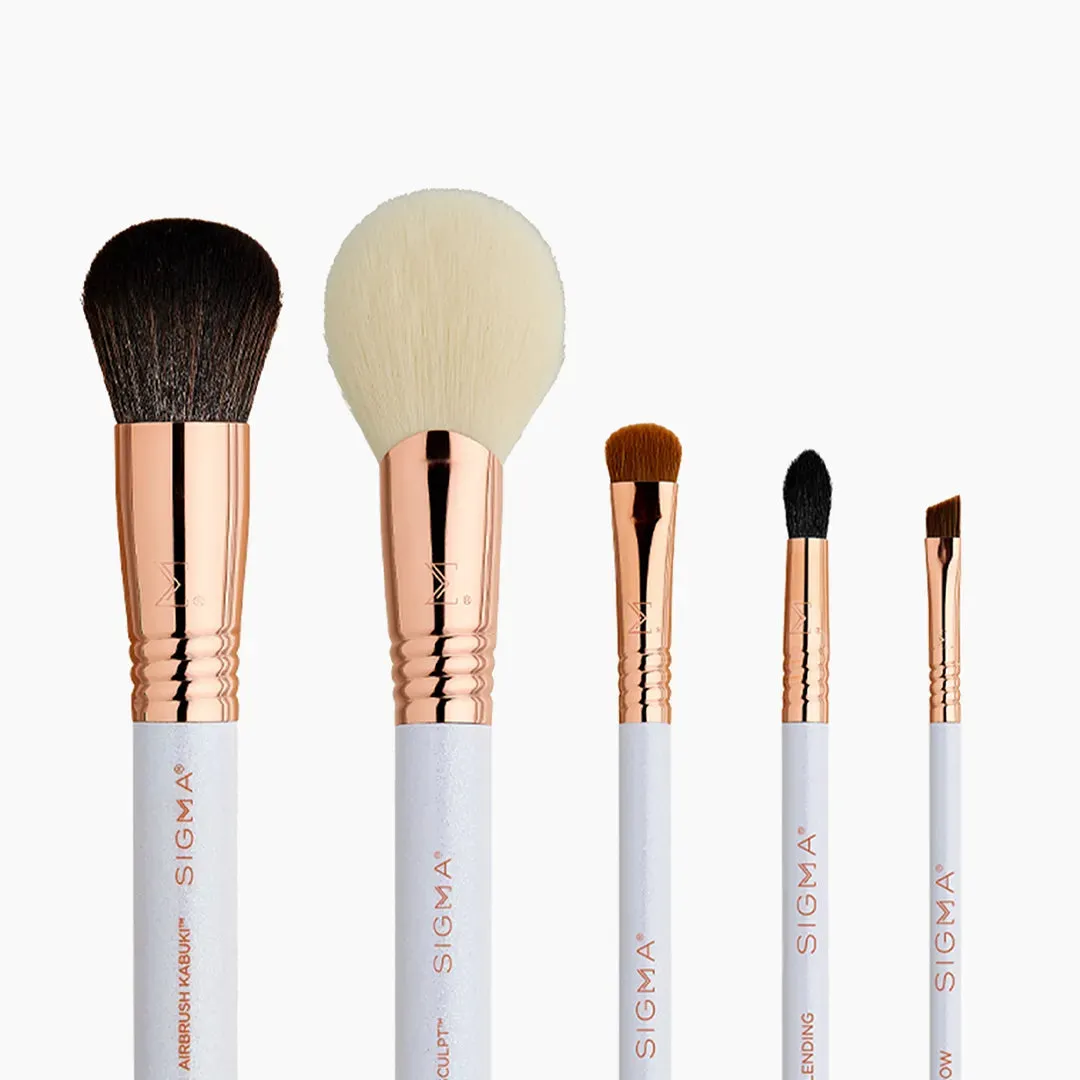 Sigma Beauty Winter Romance Wonderland Holiday Collection Glam Brush Set