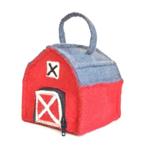 Tara Treasures Felt Barn Bag Pretend & Imaginative Play Farm Animal Toys