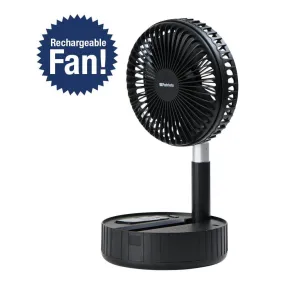 Telescoping Rechargeable Fan & Emergency Power Bank