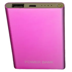 Universal 8,800mAh Single USB Portable Power Bank - Pink