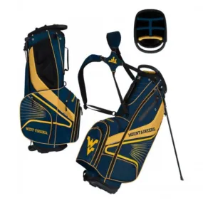 West Virginia Mountaineers WinCraft "Grid Iron III" 6-Way Stand Golf Bag