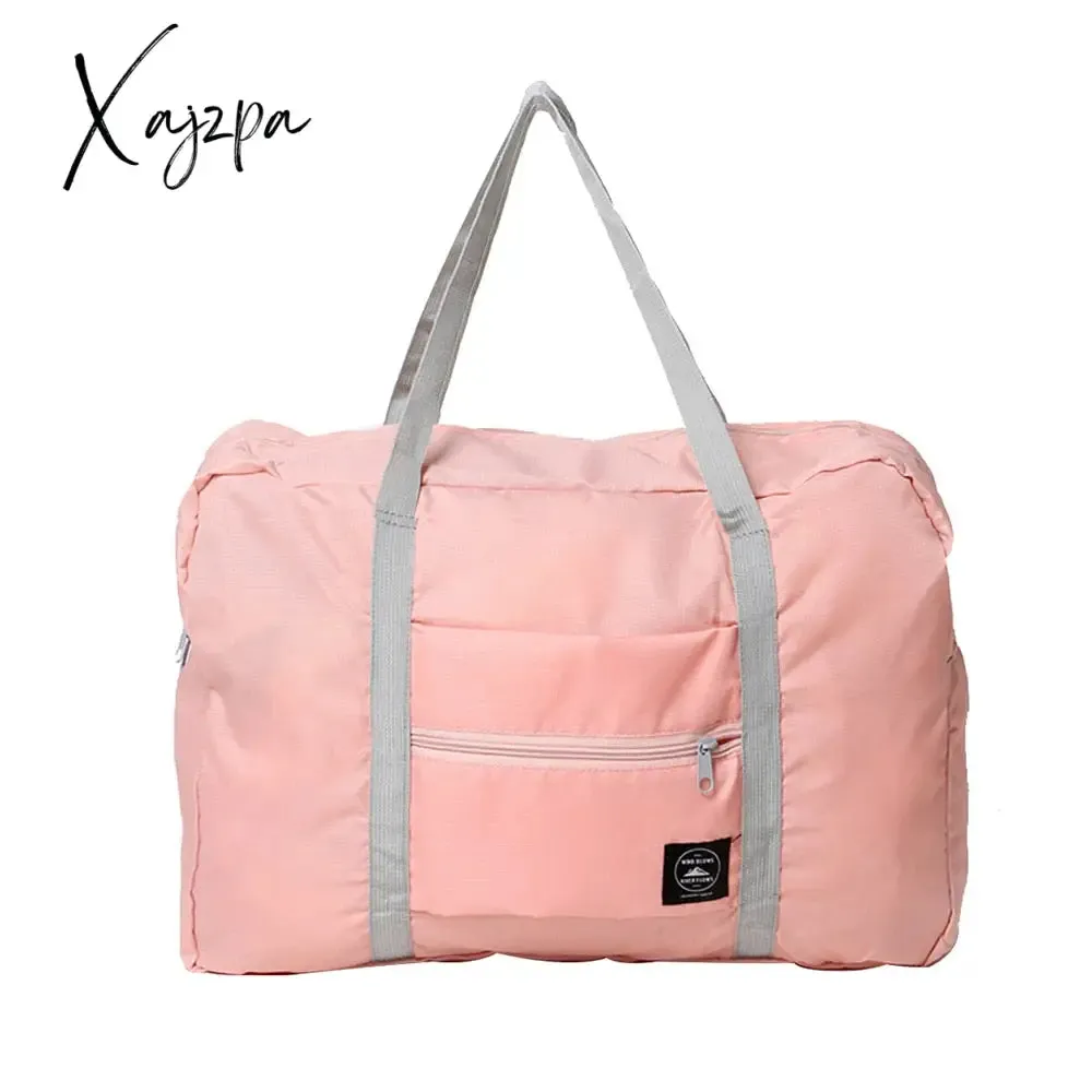 Xajzpa - Travel Bag Women Handbags Luggage Foldable Gadgets Organizer Large Capacity Holiday Traveler Accessories Storage Tote Men